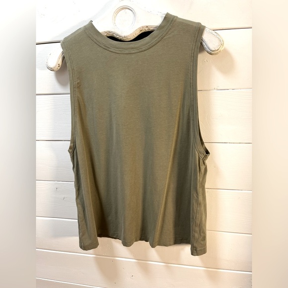 LULULEMON - Olive Green Sleeveless Tank Top (Size 8, Refer to Measurements) - Picture 7 of 8